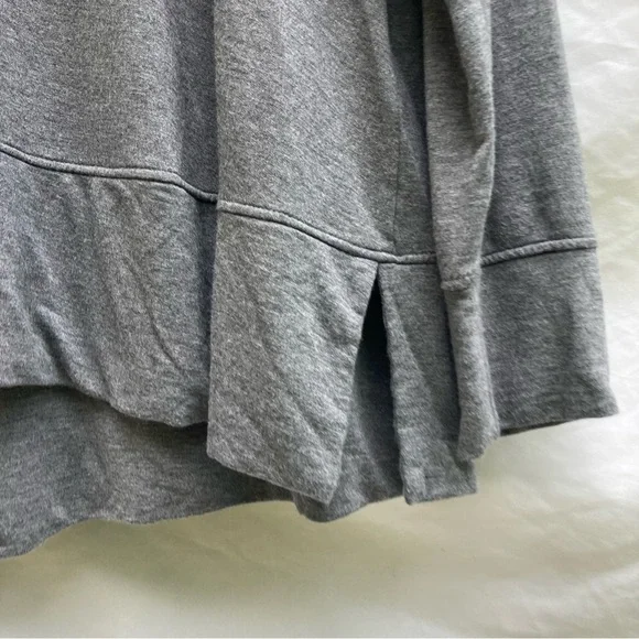 GreenTea Gray Cowl Neck Top - Picture 3 of 11